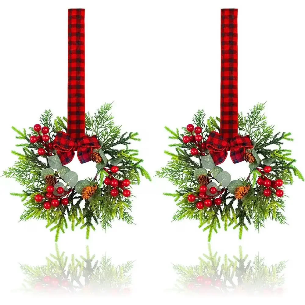 Set of 2 Small Wreath Mini Wreaths